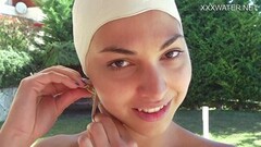 Horny Lidia Skukoha Masturbates in The Swimming Pool Thumb