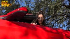 Naughty Ashley Adams goes balls deep with tow truck driver Thumb