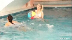 Two gorgeous babes play and get wet Thumb
