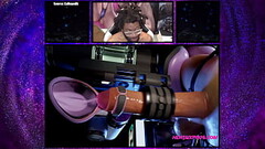 Sexy Big Breast Brigitte Get&#039_s Her Huge Futa Cock Milked By A Robot Thumb