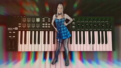 Cute Girl in Minidress loves dancing in Music Videos Thumb