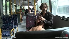 Sexy babe fucked in bus and park Thumb