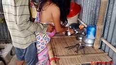 Indian Boudi Kitchen Sex With Husband Friend (Official video By Localsex31) Thumb