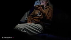 What did she do? Does she masturbate on the train? Hidden Orgasm? Thumb