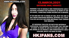 Hotkinkyjo anal balls insertions with fisting &amp_ stuck ball prolapse Thumb