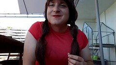 Sissy dick outdoor Thumb